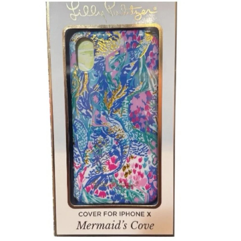 New✨ Lilly Pulitzer iPhone X Phone Case Mermaid’s Cove